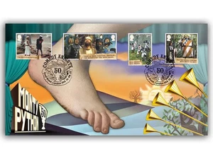2025 Monty Python FDC, Miniature Sheet Stamps - Picture 1 of 1