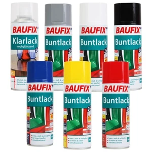 Baufix Lack-Spray Schwarz 400ml Sprüh-Dose Spray-Dose Sprüh-Lack Farb-Spray - Bild 1 von 20