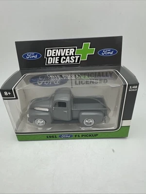 Gray 1951 ford f1 1/48th use w/ lionel, O Gauge  Denver Diecast New In Box - Image 1 of 4