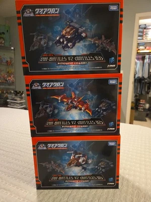 Takara Tomy Diaclone DA-112, DA-113, DA-114 Dia-Battles V2 Battles Set - Image 1 of 2
