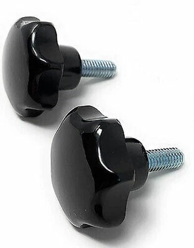 Design61 2er Set Manopola Stella Volantino M8 X 20 MM Ø50 MM - Immagine 1 di 4