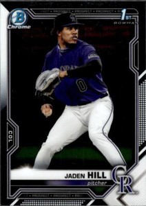 JADEN HILL  CARD #BDC-142 BUY ANY 2 ITEMS FOR 50% OFF   B200R1S30P5