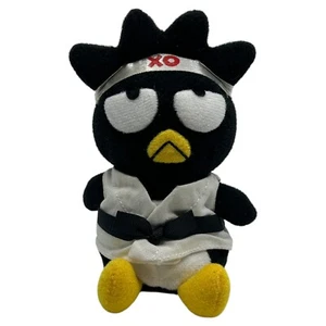 Badtz Maru Karate Black Belt 6” Bean Bag Plush Vintage Sanrio Smiles 1999 - Picture 1 of 5