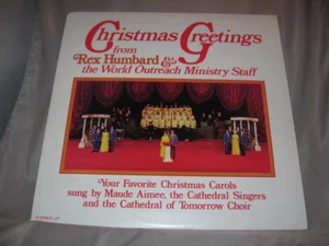 Christmas Greetings From Rex Humbard 33 LP Record Album [INV-1] - Picture 1 of 4