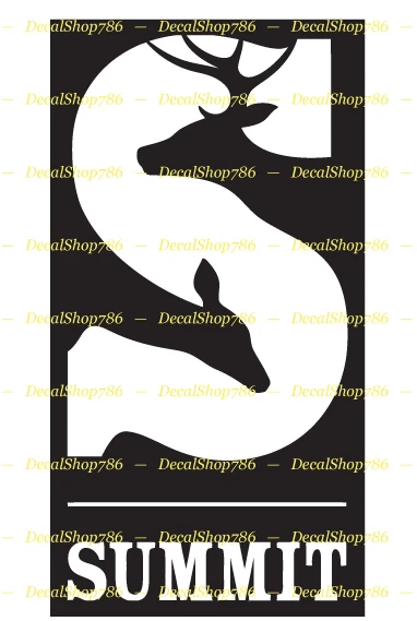 SUMMIT TreeStands - Hunting/Outdoors - Vinyl Die-Cut Peel N' Stick Decal/Sticker