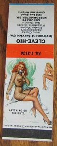 1953 THOMPSON PIN-UP GIRLIE: CLEVE-HIO AUTO PARTS (CLEVELAND HEIGHTS, OHIO) -F17 - Picture 1 of 2