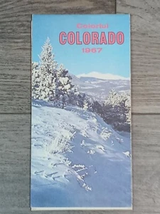 1967 bunte Colorado State unterstützte Roadmap Karte 1960er Jahre - Bild 1 von 7