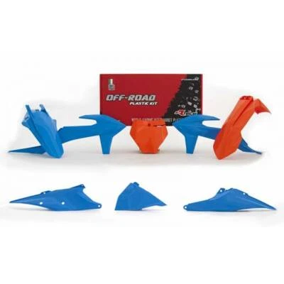 kit plastique Rtech Ktm Sx/Sxf 2019 - 2022 orange/bleu - Photo 1/3