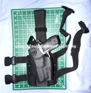 Safariland 6004-74-122 LH Tactical Leg Thigh Holster SIG P225 P228 P229 Level 2 - Picture 1 of 12