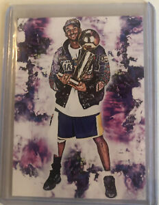 2020 Kobe Bryant  La Lakers 18/25 Signed By The Artist Art ACEO Sketch card By Q