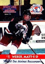 1999-00 Des Moines Buccaneers #5 Matt Weber