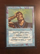 PSIONIC BLAST Beta International Collector's Edition Magic the Gathering MTG IE