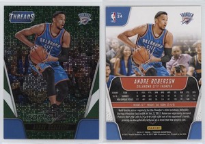 2016-17 Panini Threads Century Proof Green Dazzle /15 Andre Roberson #24