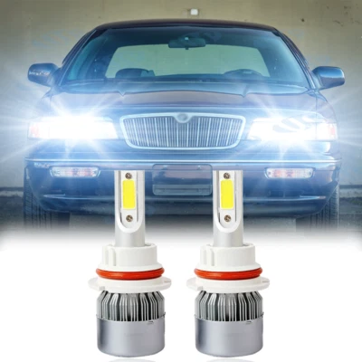 For Mercury Grand Marquis 1998-2005 2x 9007 6000K LED Hi/Low Beam Headlight Bulb - Image 1 of 4