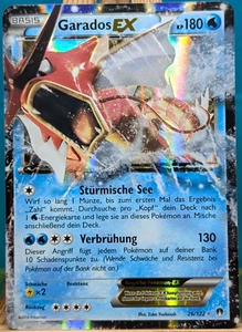 POKEMON - Turbofiebre - Garados EX - 26/122 - alemán - Imagen 1 de 2