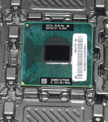 Intel Core 2 Duo P9500 2.53GHz 6MB 1066MHZ Socket P Mobile CPU Processor SLB4E - Image 1 of 4