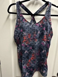 Lululemon woman colorful polka dot tank top size 12/ NWOT#402 - Picture 1 of 3