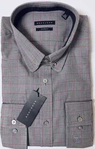 Sean John Men’s Tailored Fit Check Dress Shirts - Picture 1 of 4
