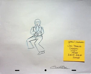 Captain Caveman & the Teen Angels 1978 Production SIGNED COLIN WHITE Pencil #WC - Bild 1 von 2