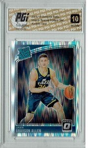 Grayson Allen 2018 Donruss Optic Shock #156 PRISTINE Rookie Card PGI 10