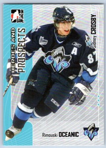 2005-06 In The Game Heroes And Prospects Sidney Crosby Rookie Card #105 Hockey