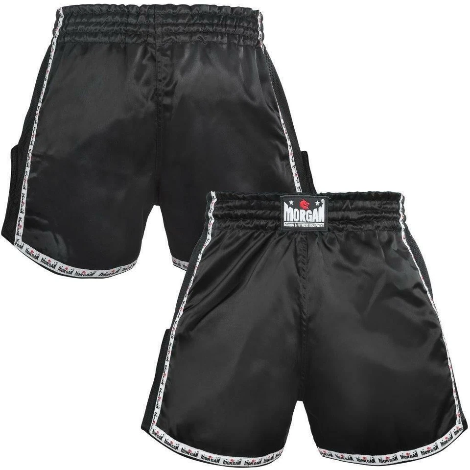 Morgan Shorts Retro Muay Thai Black (Medium, Large,XL) - image 1 of 1