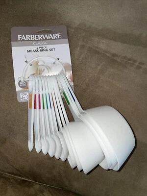 Tableware 12 Piece measuring Set White New - Image 1 of 2