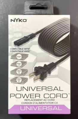 Nyko Universal Power Cord for PS4 / XBOX ONE NEW - Image 1 of 4