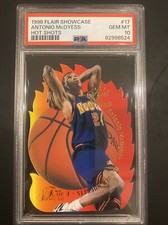 Antonio McDyess 1996-97 Flair Showcase Hot Shots PSA 10 Pop 1 Denver Nuggets