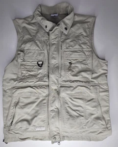 Columbia GRT Weste Herren Small Beige Utility Cargo Outdoor Angeln Wandern - Bild 1 von 7