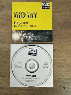 W.A. Mozart - Requiem / Exsultate, Jubilate CD Seraphim Gonnenwein  *NO CASE* - Image 1 of 2