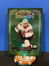 2022-23 Upper Deck Stature Viktor Lodin GREEN Rookie Green Parallel 07/66