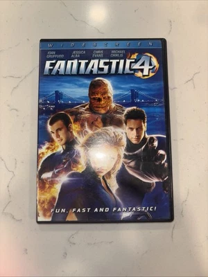 Fantastic 4 Movie 2005 Jessica Alba DVD Marvel Full Screen Fantastic Four Evans Foto 1 de 4