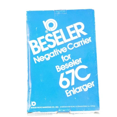 - PORTADOR NEGATIVO BESELER #6737 PARA GRABADOR 35/67C EN CAJA - ¡BONITO! Foto 1 de 3