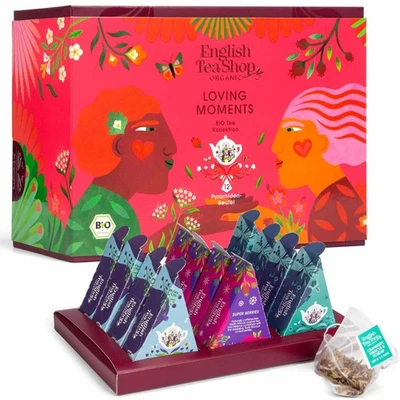 ETS - Teegeschenk "Loving Moments", 12 Pyramiden Beutel - Bild 1 von 4