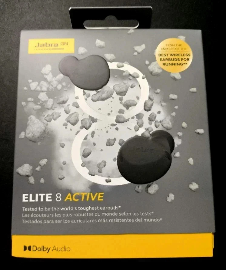 Jabra Elite 8 Active True Wireless Earbuds Noise-cancelling Black - Image 1 of 1