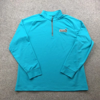 Pullover Coastal Carolina Chanticleers para hombre XL verde azulado NCAA golf cuarto cremallera Foto 1 de 4