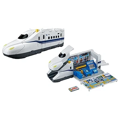 Takara Tomy Plarail Pitto GO! Transformation Dodekashinkansen Nozomi Train Toy A - Image 1 of 4