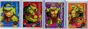 4 Teenage Mutant Ninja Turtles #133 #134 #135 #136 Silver Limited Run Cards New - Picture 1 of 6