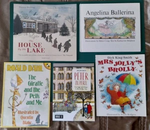 5 Childrens Story Books - Large Format (4 Pbks 1 Hbk) - Picture 1 of 22