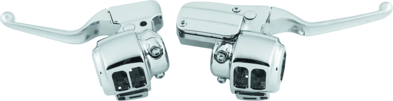 Kit de control de manillar cromado Touring Bikers Choice para 08-13 sin interruptores 11/16 Foto 1 de 1