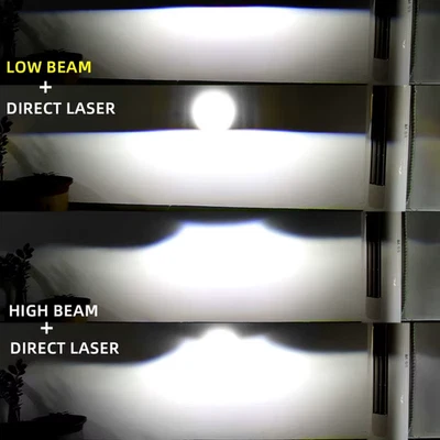 3.0Inch Led Projector Laser Lens Fog Lamp White Light 6000K 4300K H11 HB3 9005 L - Image 1 of 4