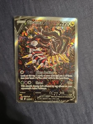 Juego de Cartas Coleccionables Pokémon Giratina v 186/196 2022 Origen Perdido Antiguo Arte Completo LP Foto 1 de 4