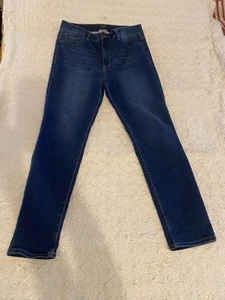 CURVE APPEAL JEANS Women’s 12/31 Dark Wash Five Pocket Stretch - Picture 1 of 19