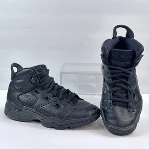 Nike Jordan Basketball Shoes 4.5Y Black Triple Black Sneakers 6-17-23 BG BTS - Picture 1 of 12