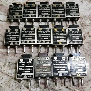 14 cristaux pour radio amateur FT-171-B Signal Corps - Photo 1/5