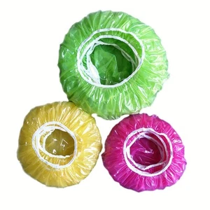 60 Reusable Elastic Food Bowl Storage Covers,Variety of 3 translucent stretch... - Picture 1 of 3