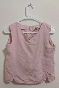 Cherokee Girls Size L Pink Blouse Top Sleeveless (C20) - Picture 1 of 3