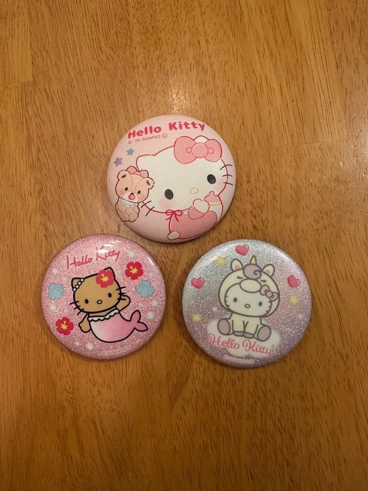 Hello Kitty Abzeichen 3er Set, Sammlerstück, - Bild 1 von 1