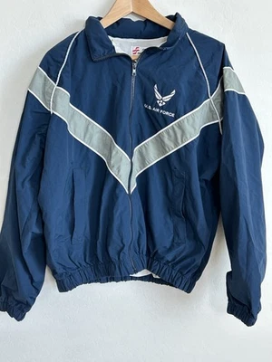 Chaqueta de Colección Fuerza Aérea de los Estados Unidos Para Hombre Pequeña Skilcraft Con Capucha Cortavientos Y2K Militar EE. UU. Foto 1 de 4